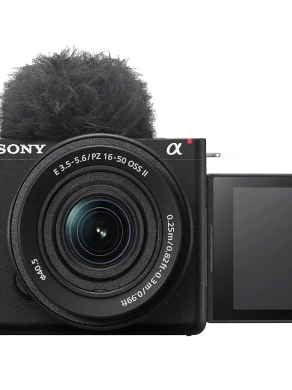 Sony Alpha Compact Vlog Camera in Black with Flip Screen